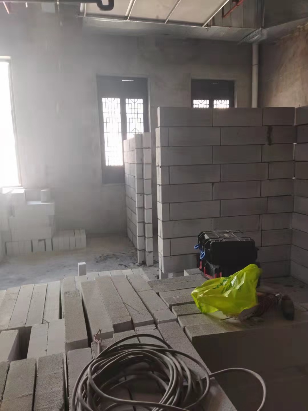 轻质砖墙体砌筑
